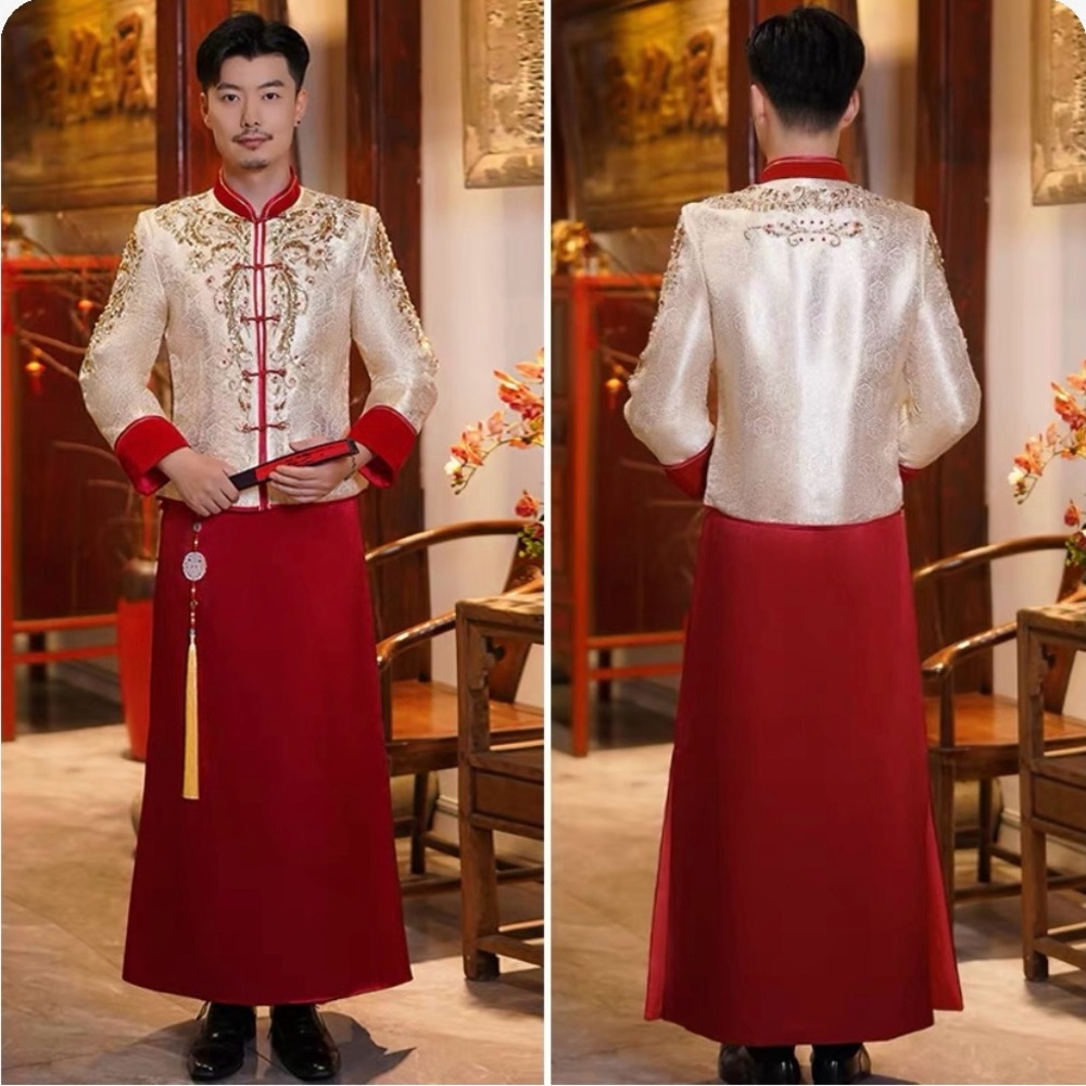 New Elegant Red and Gold Traditional Outfit